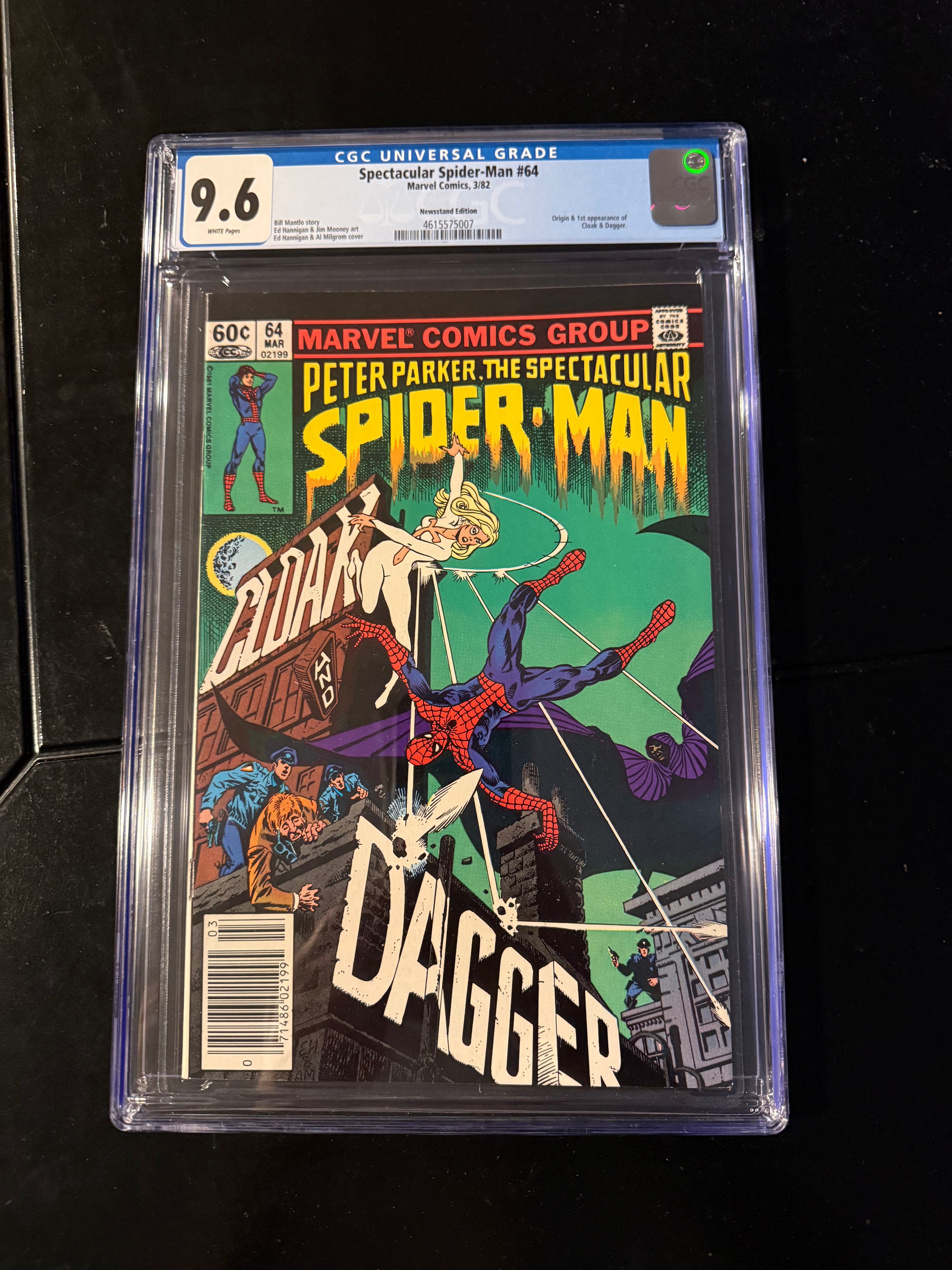 Peter Parker, The Spectacular Spider-Man #64 (Marvel Comics, March 1982) — Newsstand Edition — CGC 9.6 Universal