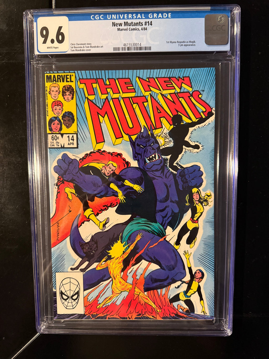 New Mutants #14 (Marvel, Apr 1984) — CGC 9.6 Universal — 1st Magik (Illyana Rasputin)