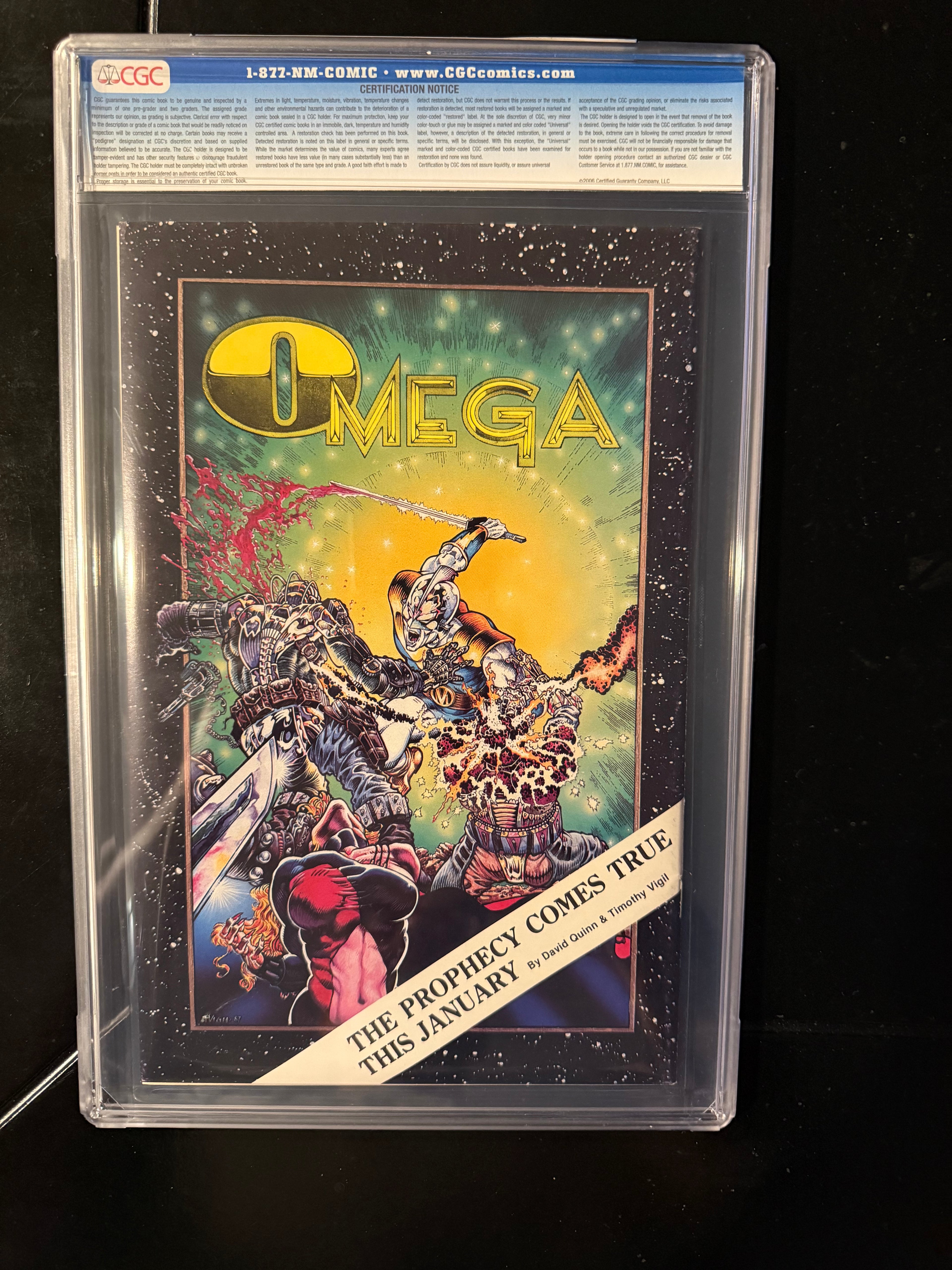 Faust #1 (Northstar, 1989) — CGC 8.0 Universal (White Pages) — Tim Vigil Decapitation Cover