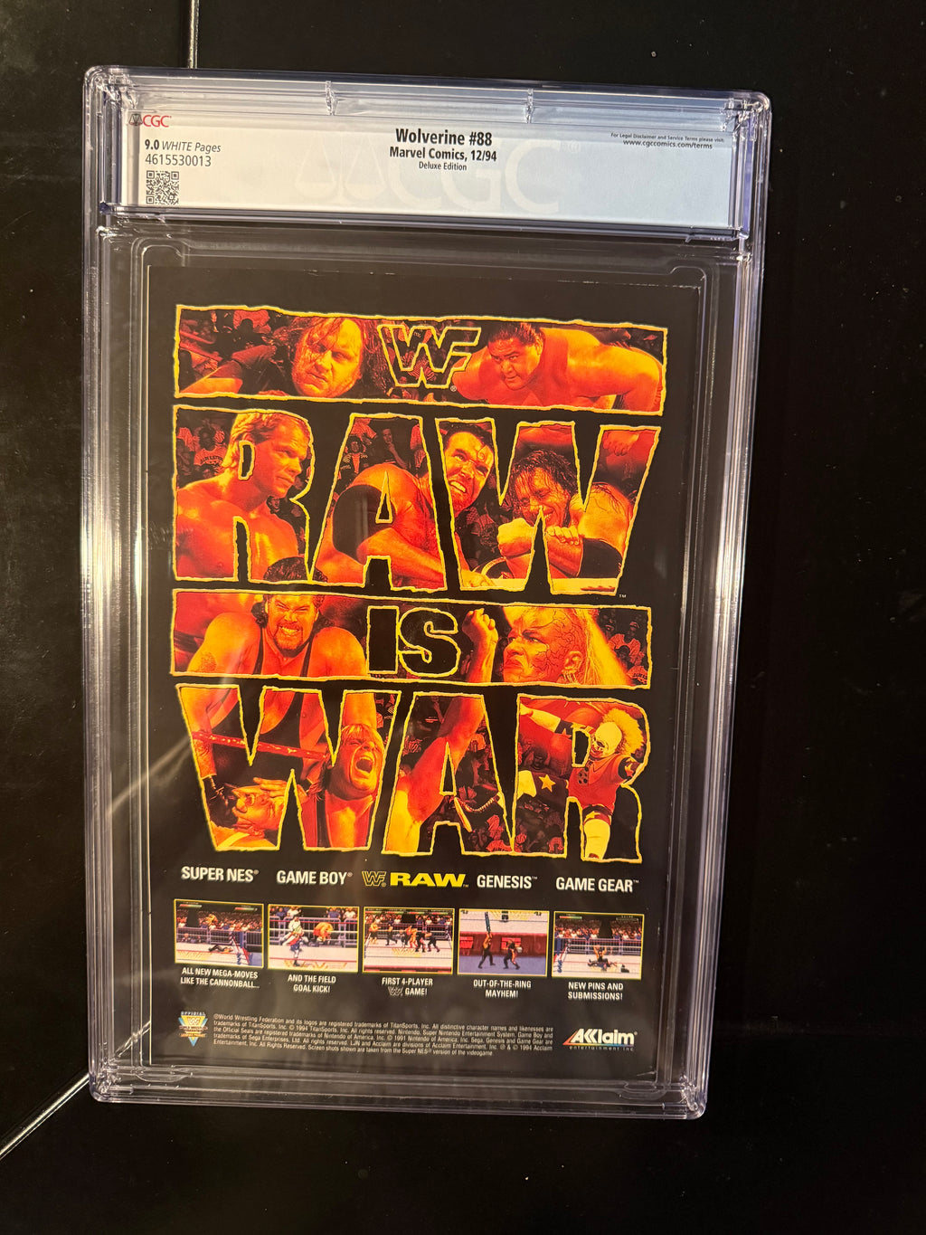 Wolverine #88 (Marvel, Dec 1994) Direct Edition — CGC 9.0 Universal — 1st Wolverine/Deadpool Meeting