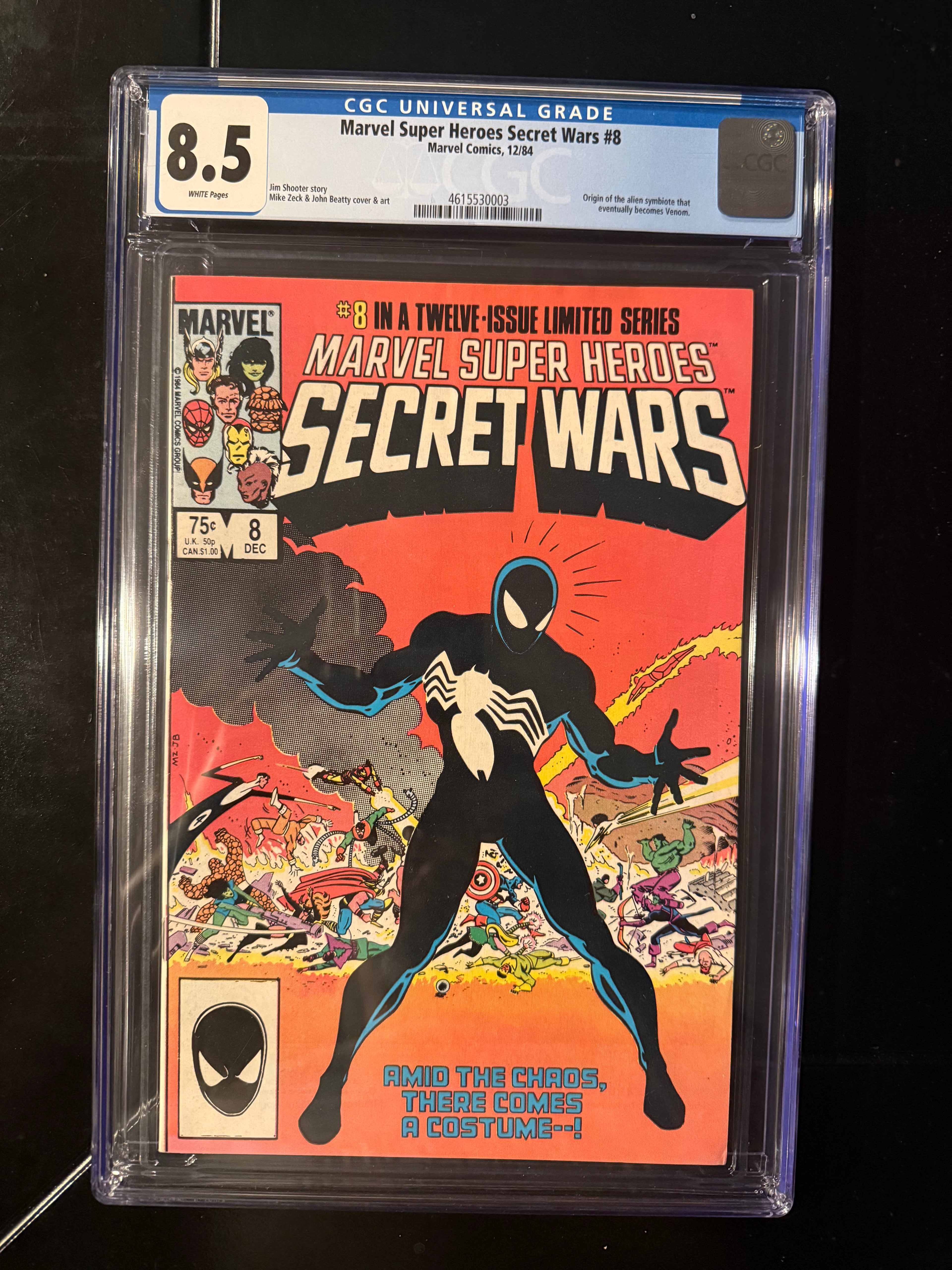 Marvel Super Heroes Secret Wars #8 (Marvel, Dec 1984) — CGC 8.5 Universal