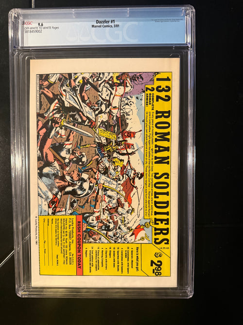 Dazzler #1 (Marvel, Mar 1981) — CGC 9.6 Universal (OW/W) — 1st Marvel Direct-Only Comic