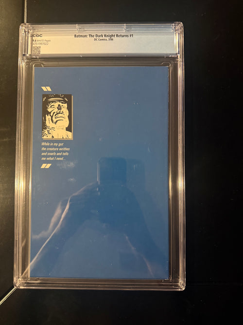 Batman: The Dark Knight Returns #1 CGC 9.6 White Pages (DC 1986) – Frank Miller Classic