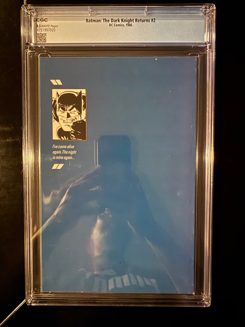 Batman: The Dark Knight Returns #2 CGC 8.5 White Pages | Frank Miller | Carrie Kelley Becomes Robin