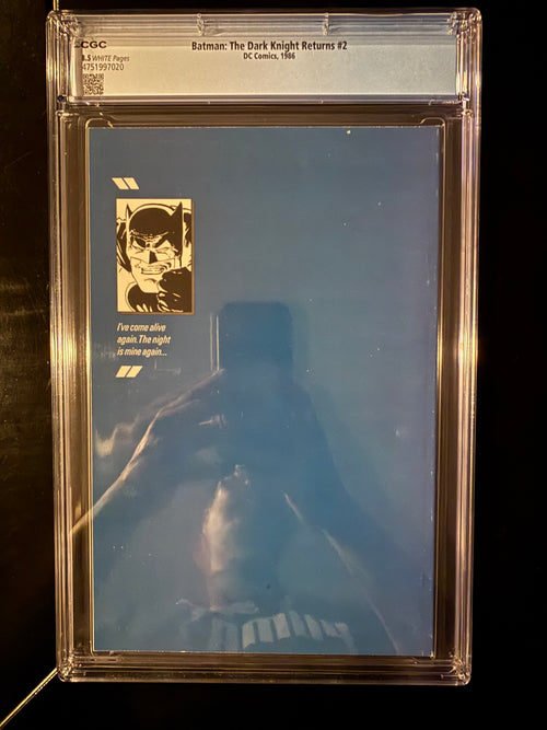 Batman: The Dark Knight Returns #2 CGC 8.5 White Pages | Frank Miller | Carrie Kelley Becomes Robin