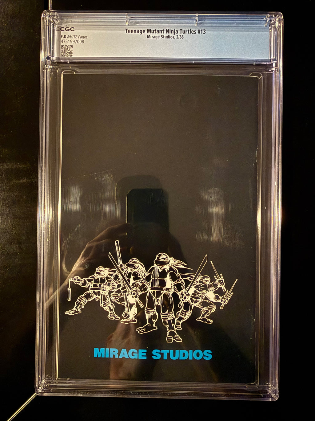Teenage Mutant Ninja Turtles #13 CGC 9.8 White Pages (1988) Mirage Studios