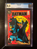 CGC 8.5 White Pages – Batman #423 (1988) – Todd McFarlane Classic Cover