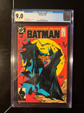 CGC 9.0 White Pages – Batman #423 (1988) – Todd McFarlane Classic Cover