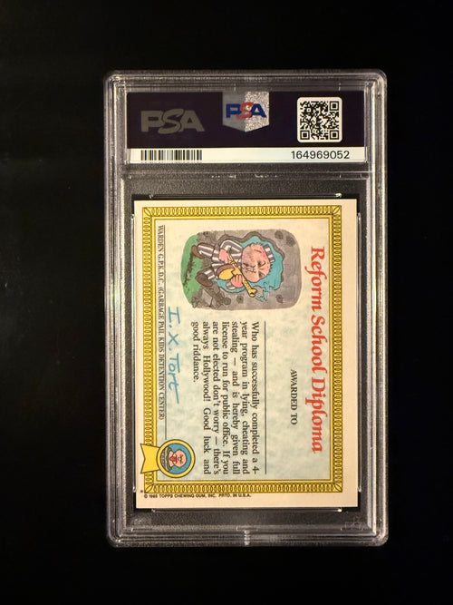 1985 Garbage Pail Kids #29a Bony Joanie – PSA 7 NM