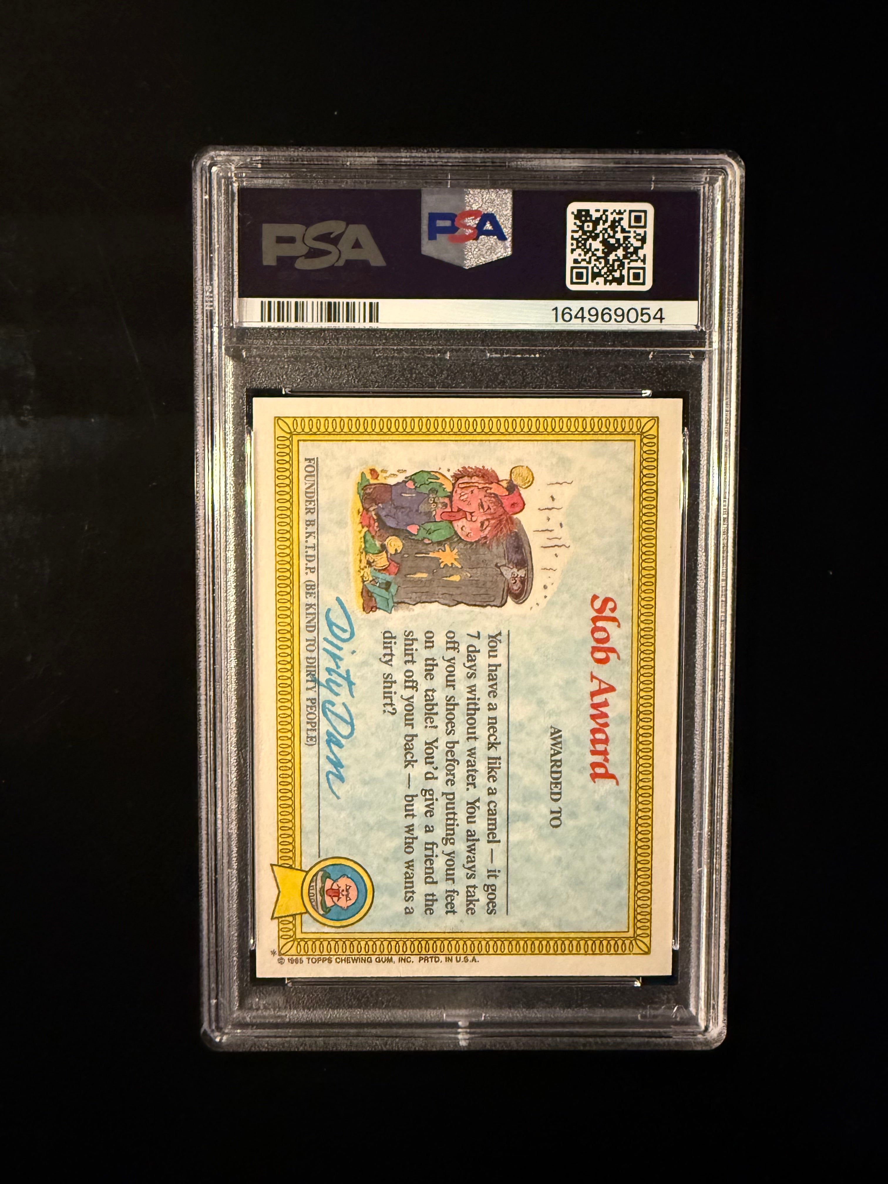 1985 Garbage Pail Kids #41a Mean Gene – PSA 9 Mint