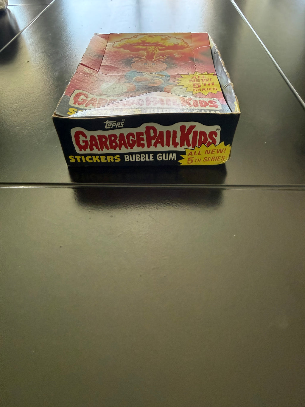 1986 Garbage Pail Kids 5th Series Empty Display Box – Original Topps Counter Display