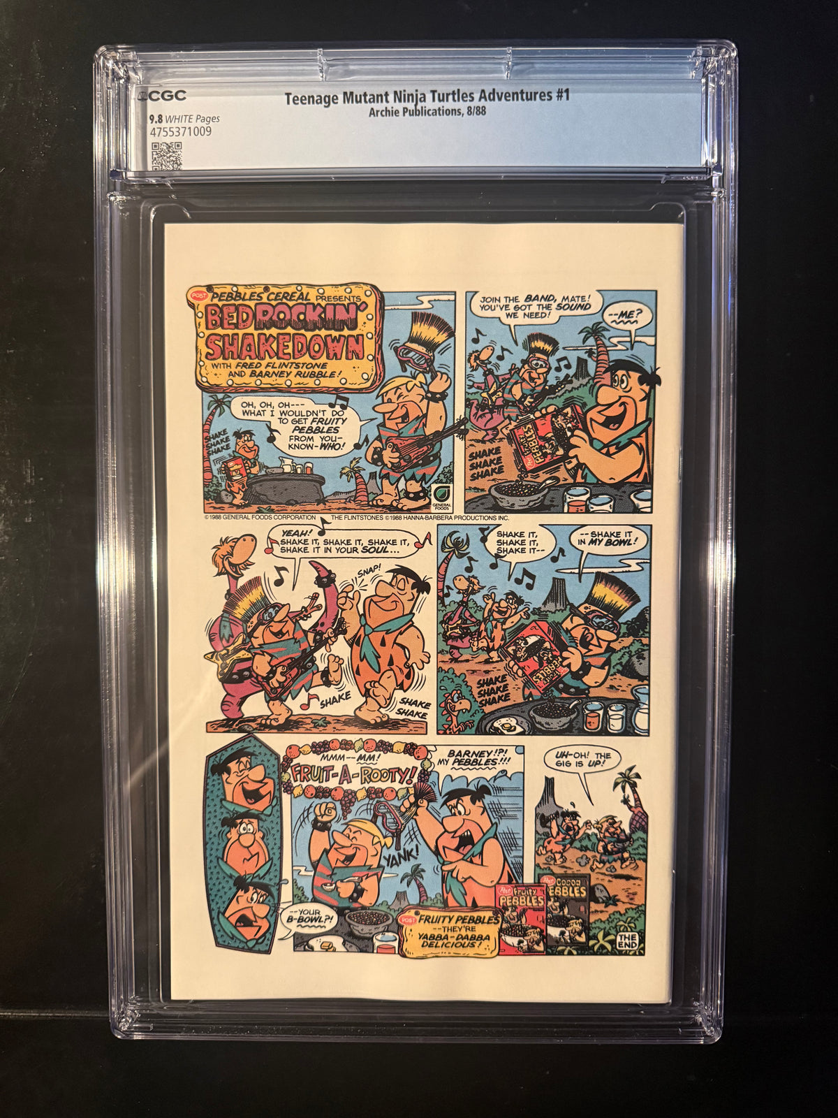 CGC 9.8 White Pages – Teenage Mutant Ninja Turtles Adventures #1 (1988) – 1st Krang, Bebop & Rocksteady
