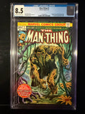 Man-Thing #1 CGC 8.5 1974 Marvel 2nd Howard the Duck Frank Brunner Cover