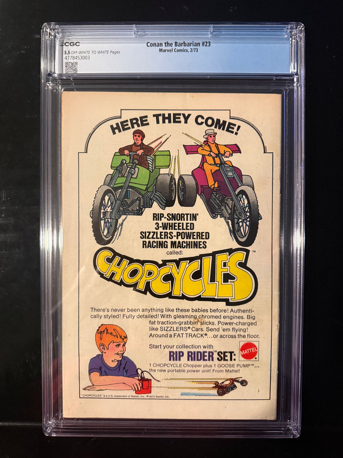 Conan the Barbarian #23 CGC 5.5 1973 Marvel 1st Red Sonja Gil Kane Cover