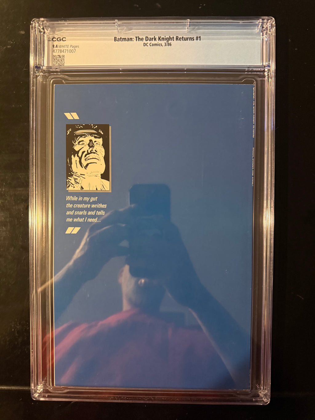 Batman The Dark Knight Returns #1 CGC 9.4 White Pages 1986 Frank Miller