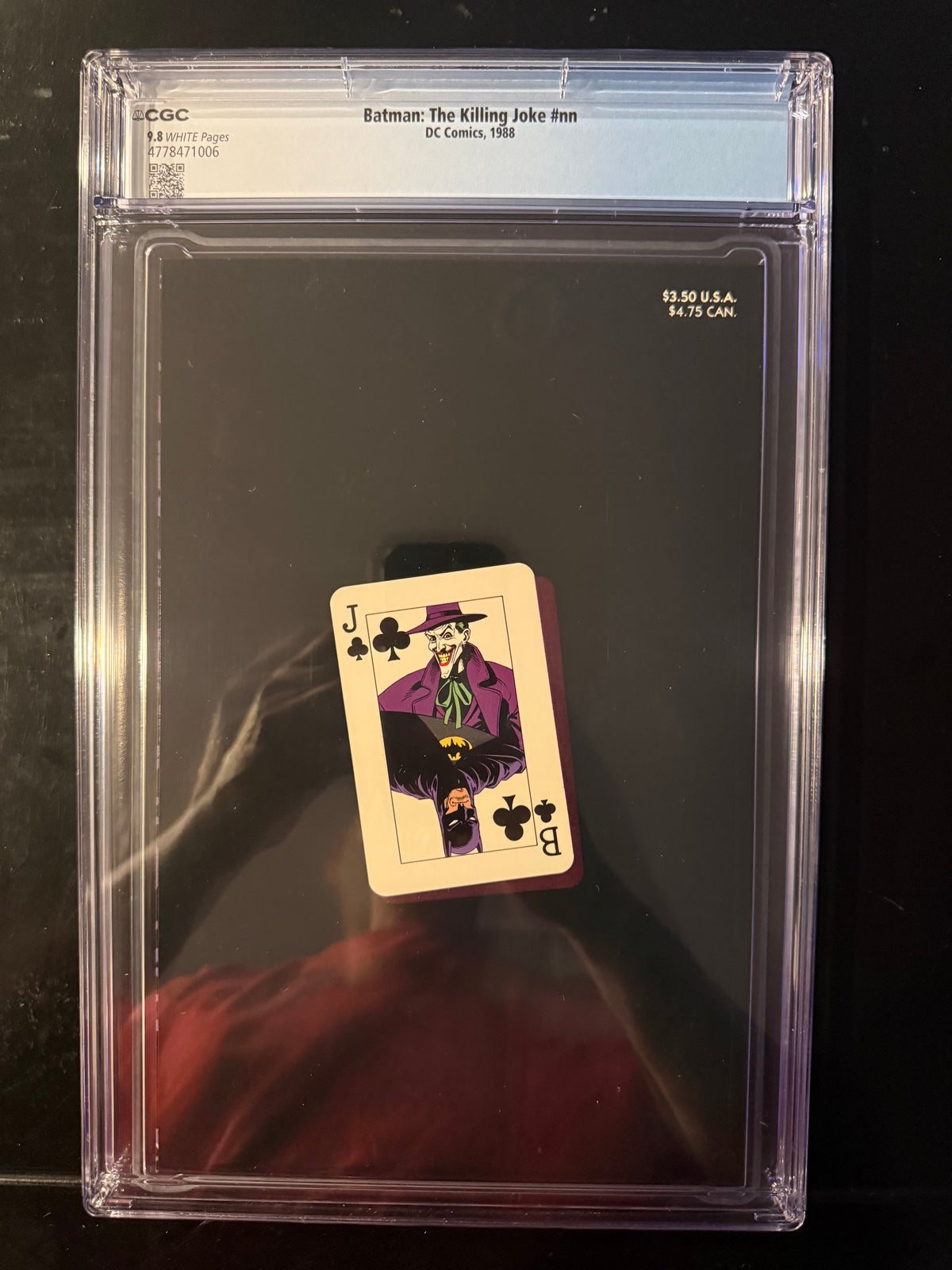 Batman The Killing Joke CGC 9.8 White Pages 1988 DC Joker Alan Moore Bolland
